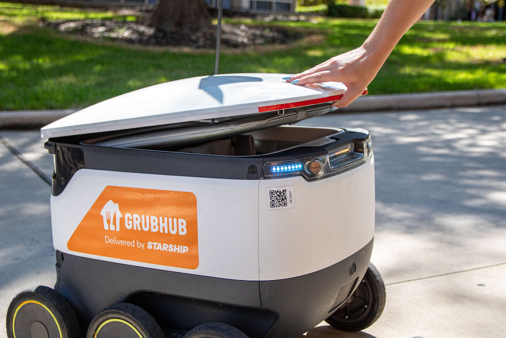 Autonomous food best sale delivery robot