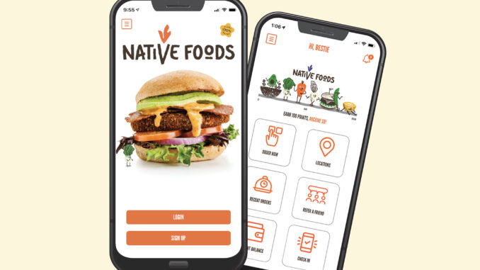 Native deals foods menu